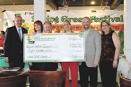 New Lawrenceville donates $800 to Central Gwinnett Cluster Foundation