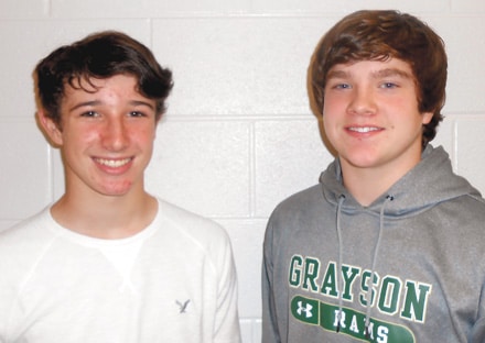 Chris Cotter and Hunter Cole, Journalists, Couch Middle School