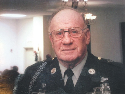 Major Lester Erving in uniform