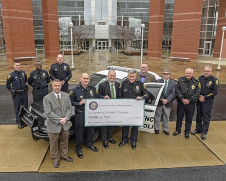 Representatives of the Lawrenceville Police Department (LPD)  recently visited with GGC leaders
