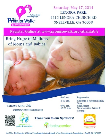 2014 Atlanta Promise Walk for Preeclampsia
