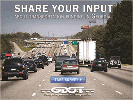 Ga DOT Survey on transportation needs and funding