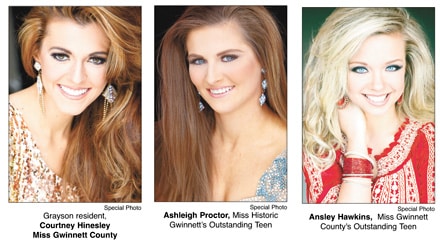 Gwinnett’s representatives at the Miss Georgia Pageant which was held in June came home with honors.