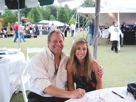 Tom and Laura Vooris, owners of Choices to You, at the Jazzy Cajun thing in May were presenting sponsors and support many local organizations to beneift those in need.