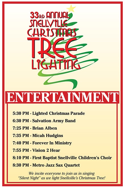 Snellville Parade, tree lighting to ring in Christmas season