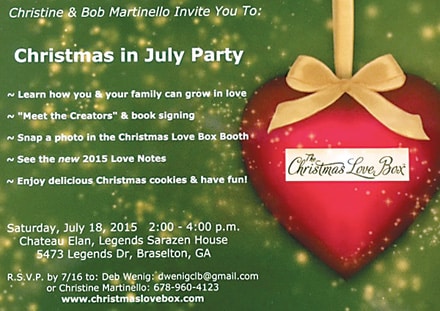 Christmas in July party