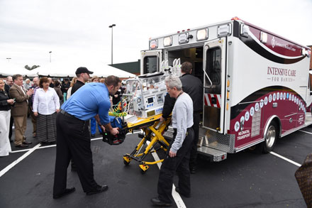 GMC neonatal ambulance to transport newborns