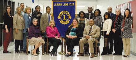 The charter members of the Lilburn Lions Club thank you