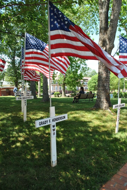 Memorial Day Service on Duluth Town Green