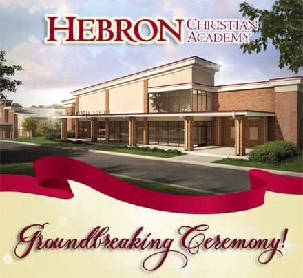 Hebron Christian Academy breaking ground