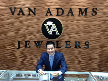 Van Adams takes pride in serving his customers for thirty years