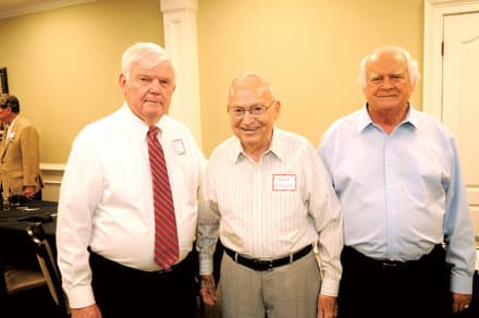 Left to right: Dr. Hubert Tucker, Harold Williams and Wayne Mason