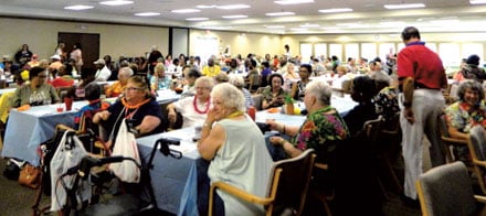 Gwinnett Council for Seniors (GCfS) members - 150 attendees at the Calypso Party