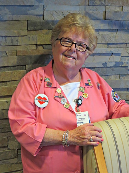 Ruth Bridges, Eastside Medical Center Volunteer Auxiliary Member, and Member of the Health to You program at Eastside Medical Center