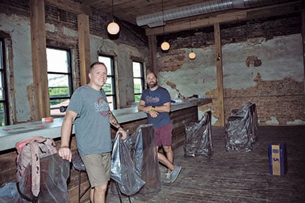 Slow Pour in Lawrenceville Dr Marty Mazzawi and John Reynolds at Bar 440