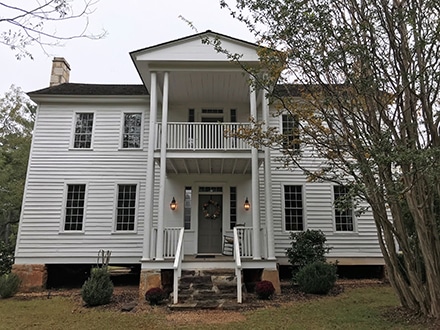 The Elisha Winn House, the birthplace of Gwinnett County.