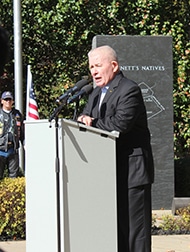 Keynote Speaker was Colonel Fred Van Horn (ret.), Executive Vice President Emeritus, Georgia Military College