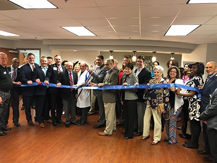 Eastside Heart and Vascular ribbon cutting with the Gwinnett Chamber of Commerce on February 28, 2018 at the practice’s Snellville location.
