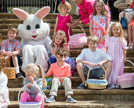 Families will get to enjoy Photo Opportunities with the Easter Bunny at Lanier Islands during Easter 2018