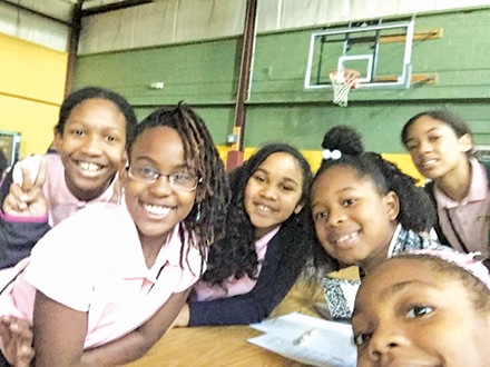 Third, Fourth and Fifth grade students from Ivy Preparatory Academy at Kirkwood gathered in the school cafeteria to discuss the importance of setting goals on Wednesday, October 4, 2017 during Professional Development Wednesday.