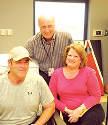 Tommy and Elizabeth Bettress with Dr. Moeller. 