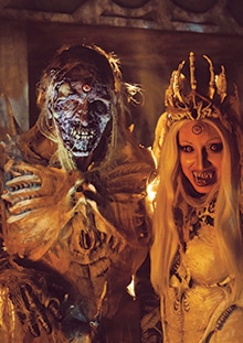 Each of the characters at Netherworld was invented by the owners. While they create a new story for every season, many of the characters will return in fol-lowing seasons and make appearances in the sets.