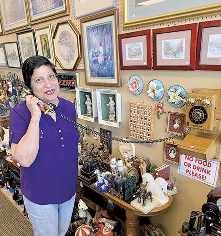 At Fond Memories, Rita Andrade offers a plethora of antiques to suit a variety of tastes and preferences.