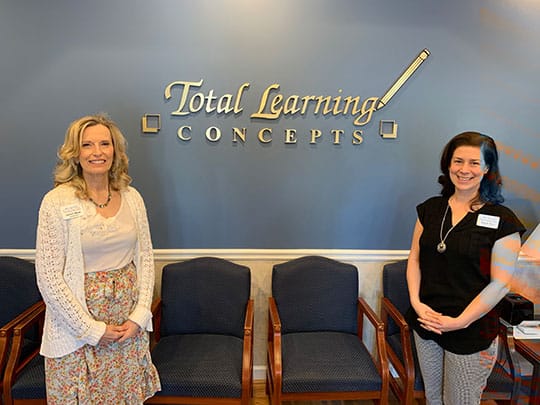  L-R: Carol Wood, CEO and Founder of Total Learning Concepts, and her Educational Director, Abby A. Paul.