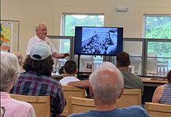 US Navy WWII veteran Bill York is passionate about sharing his research and experiences from the Second Great War with all who wish to listen.