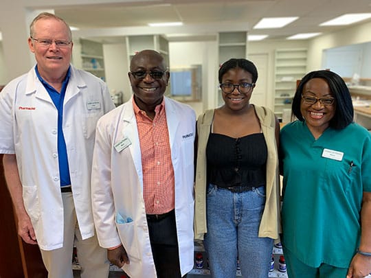 Some of the Complete Care Pharmacy staff, during their Grand Opening celebration.