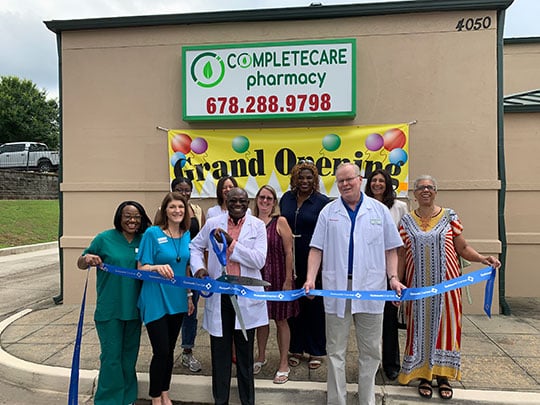 On June 19, 2019, the Complete Care Pharmacy staff was joined by freinds, supporters and neighbors who came to celebrate the Grand Opening of Buford's true neighborhood pharmacy.