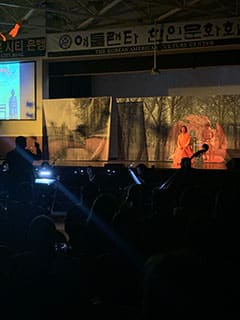 "The Young Girl's Statue for Peace Memorial" stands at Blackburn Park in Brookhaven and pays homage to Comfort Women who passed as well as the survivors. On June 28, 2019, the statue's significance was brought to life through "A Stolen Girl's Story: Opera" and an art exhibit by Cindy Hong. 