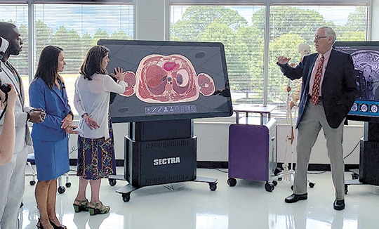 At McClure Health Science High School, students will have access to innovative technology, including 3D digital maps of the human body.