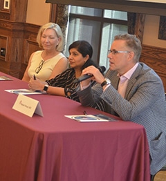 (L-R) Mary Jo Albert, MD; Rashmi Kulkarni, MD; Robert Wood, MD  