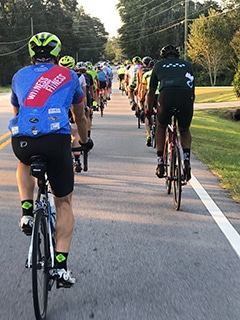 A group ride from Grayson Elementary into Rockdale County on September 7, 2019.