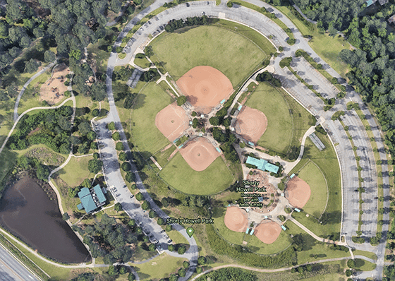 Shorty Howell Park - Photo Courtesty Google Earth