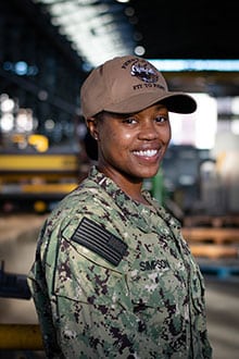 Petty Officer 2nd Class Amberia Simpson