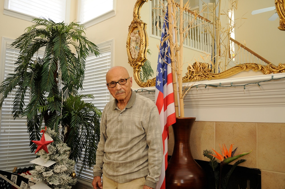 WWII veteran a living, historic icon. Louis Castano, a Colombian immigrant answers calling to serve country.