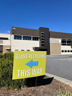 City of Lawrenceville Opens Glass Recycling Station at Public Works