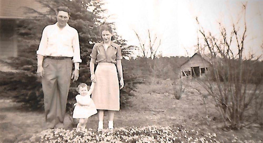 James, Grace and Patsy Ratledge 1949