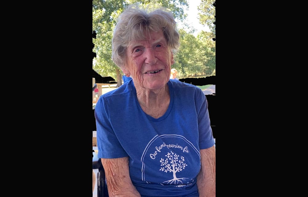 Closeup of Mrs. Pentecost at her recent 106th birthday party in Dacula. (Gwinnett Citizen Photos by Randy Louis Cox and Lanie Lessard-Cox) 