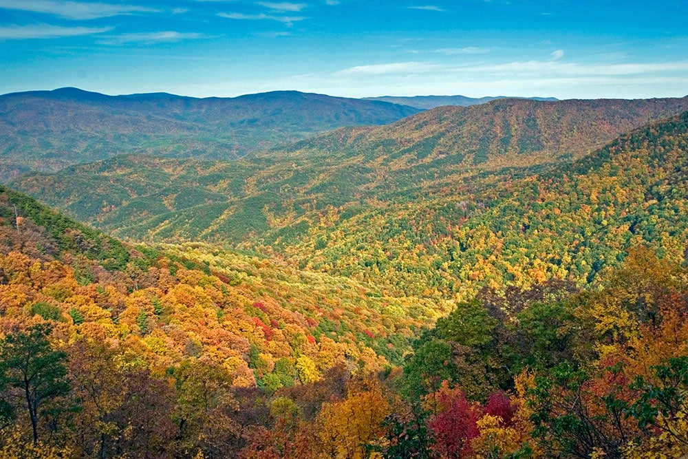 A beautiful view from a hike to Vogel Overlook. Photo by Georgia State Parks & Historic Sites