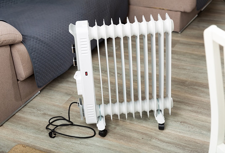 Practice safety while using home heating equipment